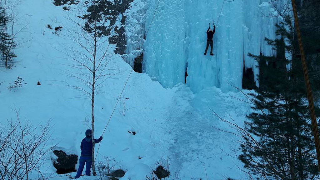 Ice Climbing In Gveleti (Kazbegi)